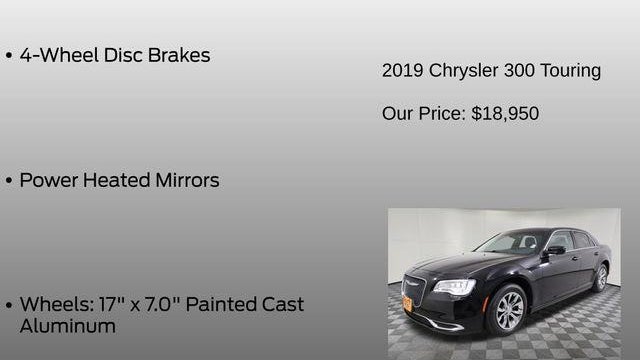 2019 Chrysler 300 Touring