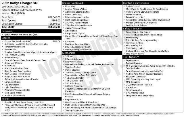 2022 Dodge Charger - $19,552