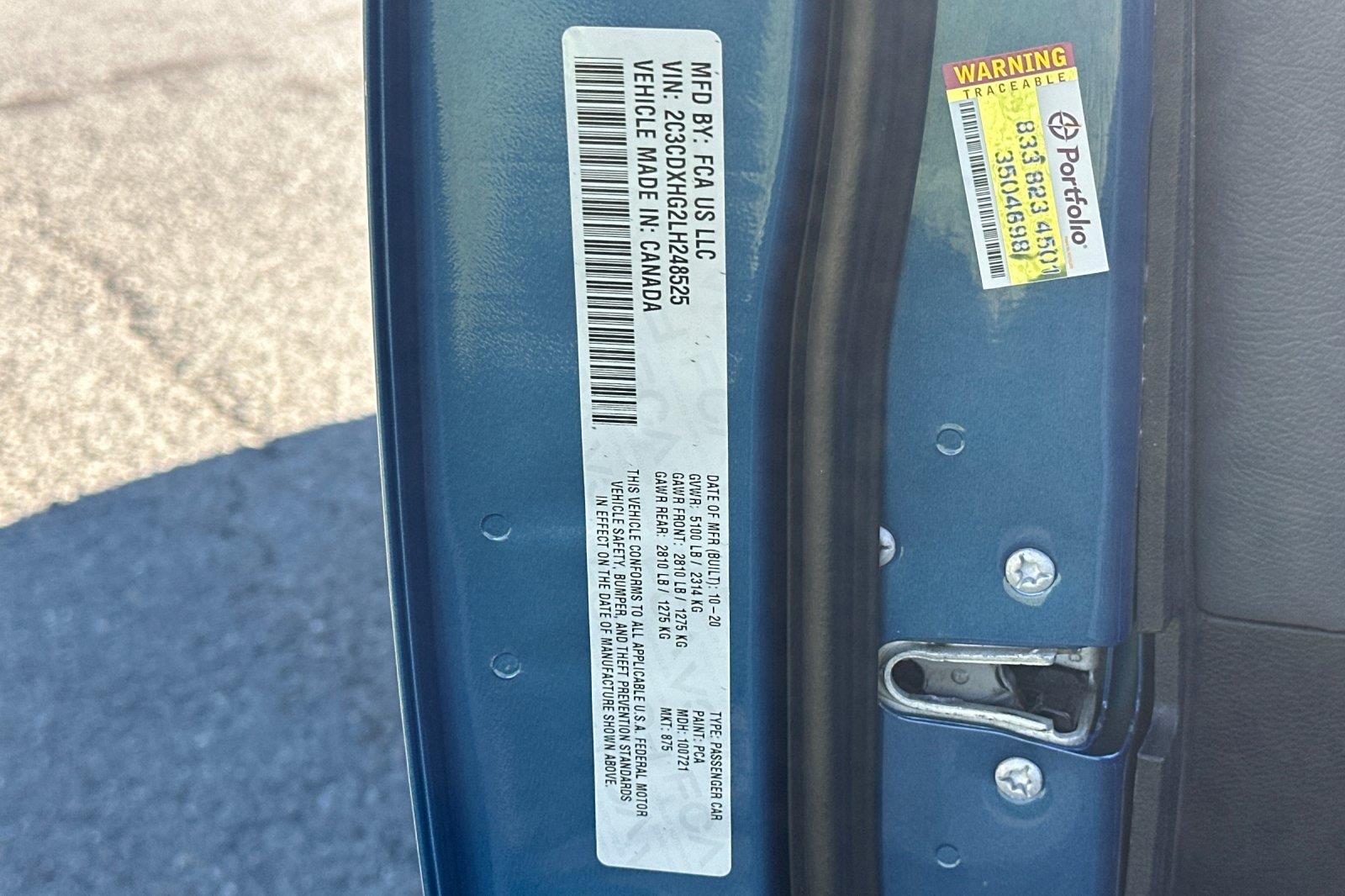2020 Dodge Charger - $17,300