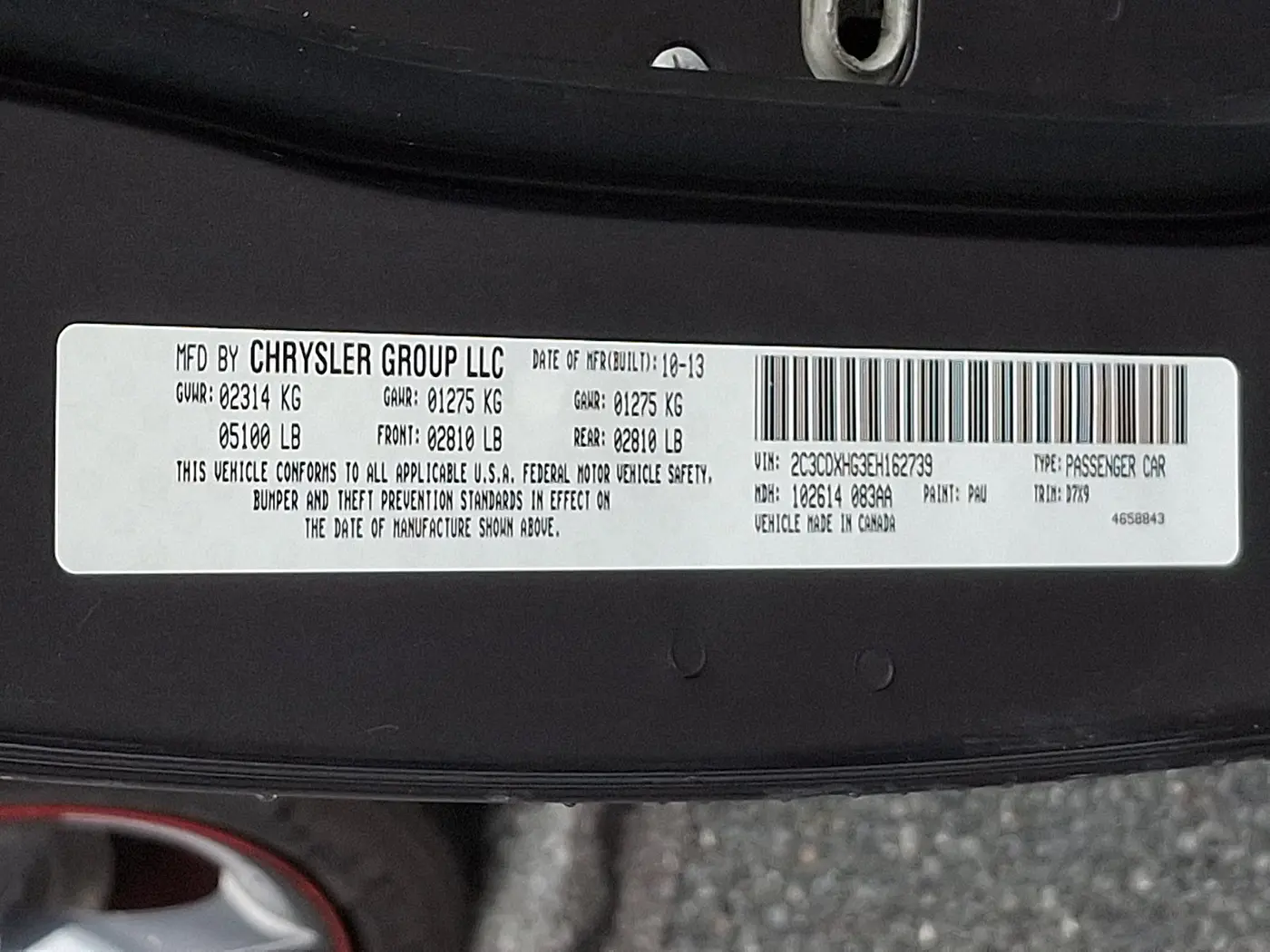 2014 Dodge Charger - $9,968