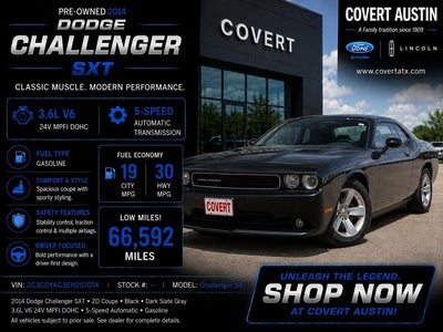 Photo of a 2014 Dodge Challenger SXT 2DR Coupe for sale