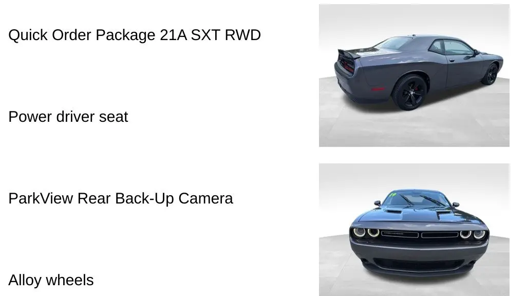2019 Dodge Challenger SXT
