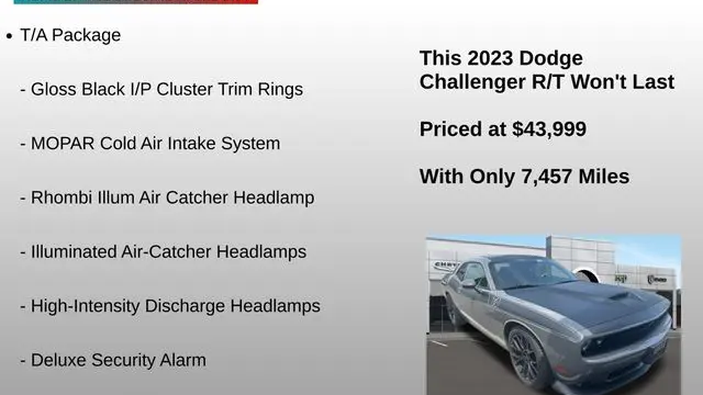 2023 Dodge Challenger R/T
