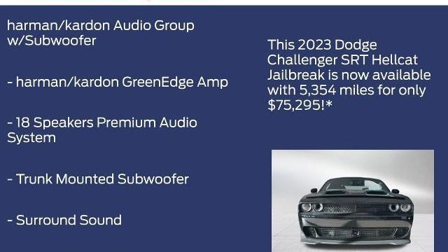 2023 Dodge Challenger SRT Hellcat Jailbreak