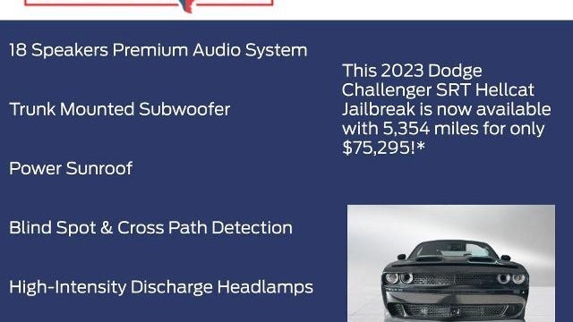 2023 Dodge Challenger SRT Hellcat Jailbreak