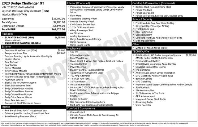 2023 Dodge Challenger - $35,995