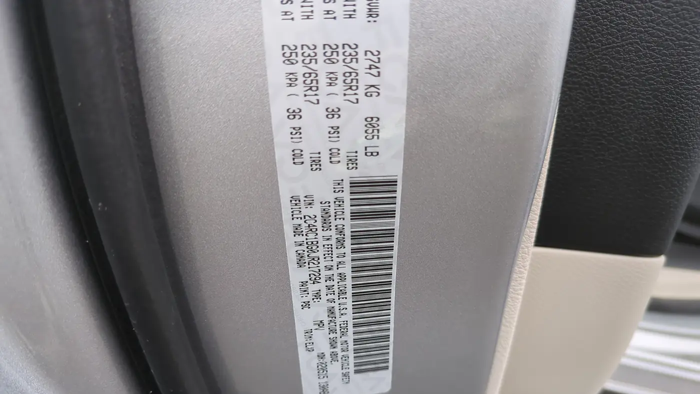 2018 Chrysler Pacifica Touring L