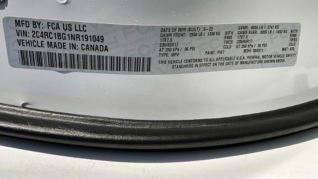 2022 Chrysler Pacifica Touring L