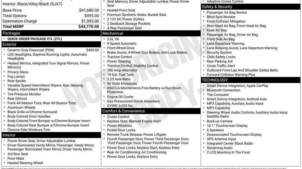 2023 Chrysler Pacifica Touring L