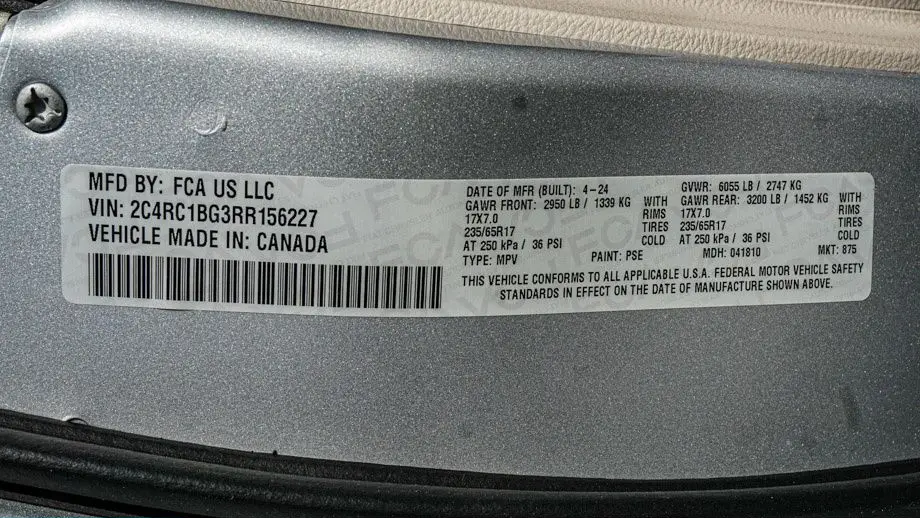 2024 Chrysler Pacifica Touring L