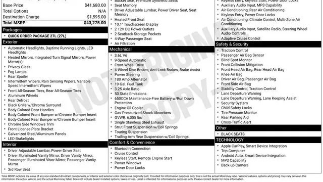 2023 Chrysler Pacifica Touring L