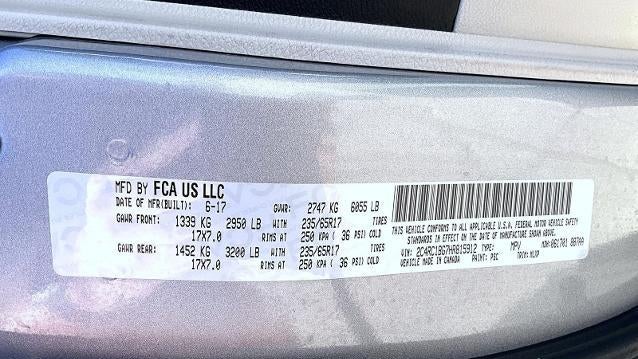 2017 Chrysler Pacifica Touring Plus