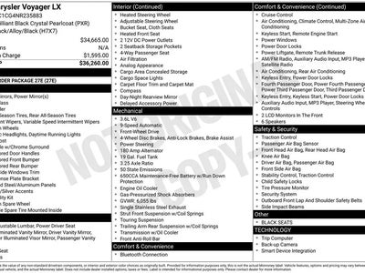 Photo of a 2022 Chrysler Voyager LX 4DR Mini-Van for sale