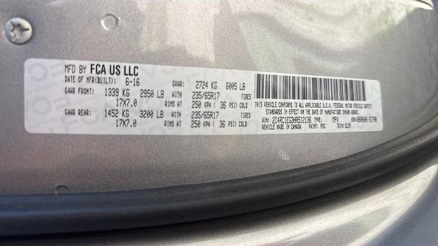2017 Chrysler Pacifica Touring-L Plus