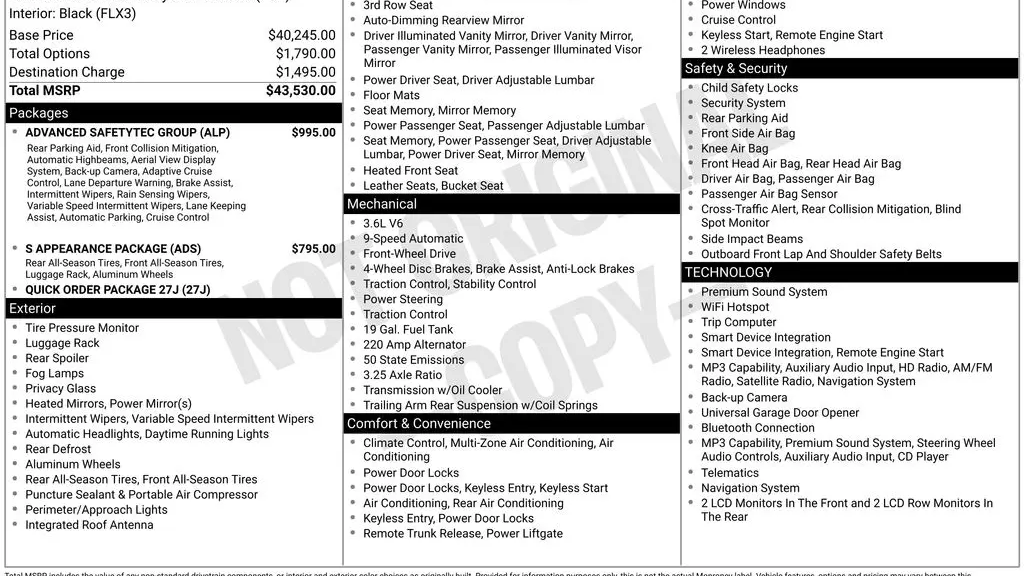 2020 Chrysler Pacifica Touring L Plus