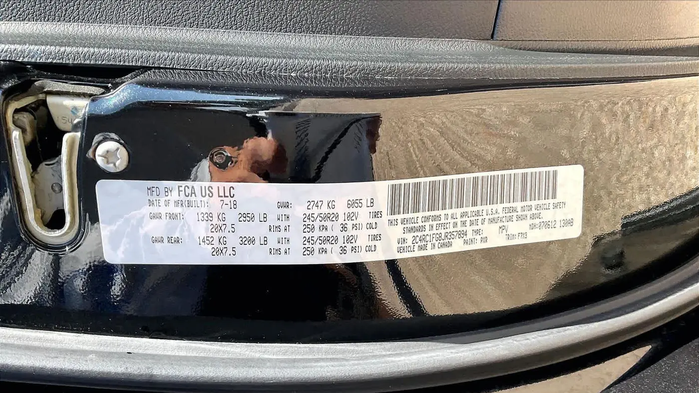 2018 Chrysler Pacifica Touring Plus