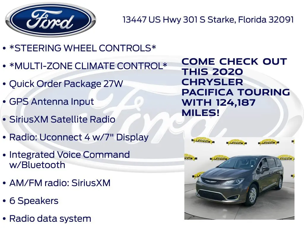 2020 Chrysler Pacifica - $12,867