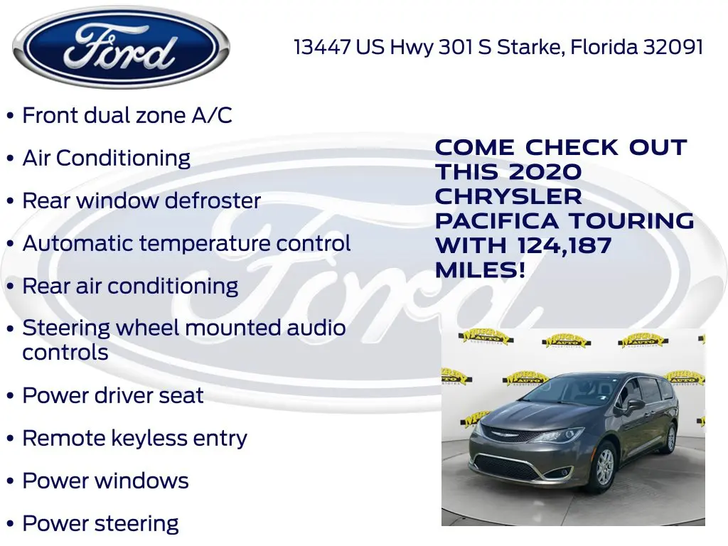 2020 Chrysler Pacifica - $12,867