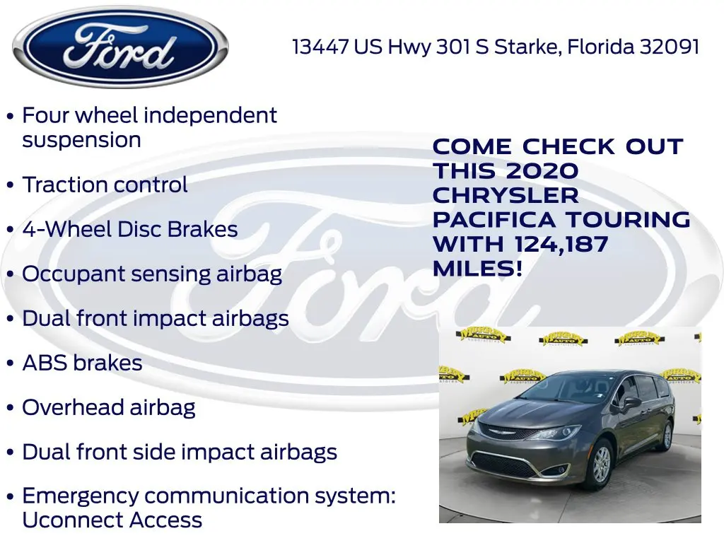 2020 Chrysler Pacifica - $12,867