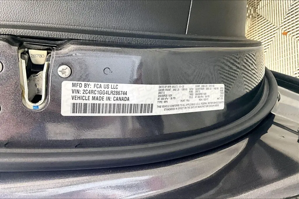 2020 Chrysler Pacifica - $22,541