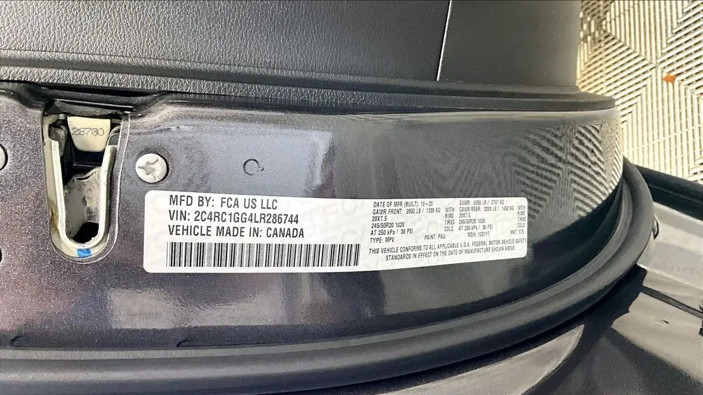 2020 Chrysler Pacifica Limited