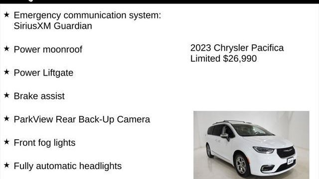 2023 Chrysler Pacifica Limited
