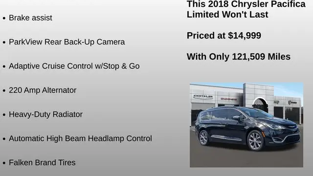 2018 Chrysler Pacifica Limited