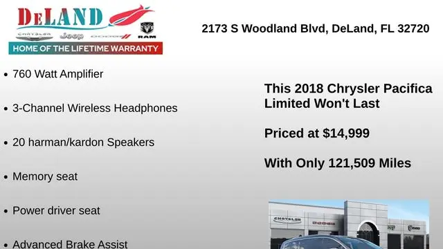 2018 Chrysler Pacifica Limited