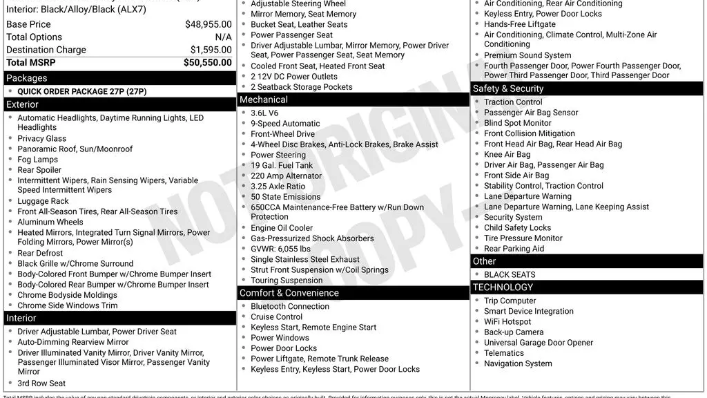 2023 Chrysler Pacifica Limited
