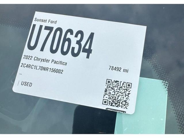 2022 Chrysler Pacifica - $17,495
