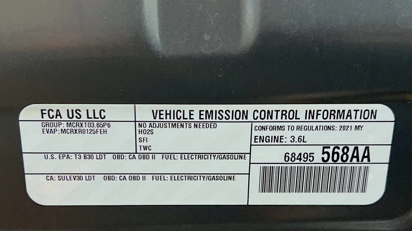 2021 Chrysler Pacifica Hybrid Limited