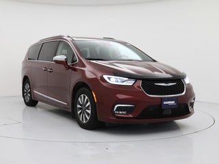 2021 Chrysler Pacifica Hybrid with Velvet Red Pearlcoat Exterior
