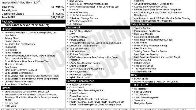 2024 Chrysler Pacifica Plug-In Hybrid Road Tripper
