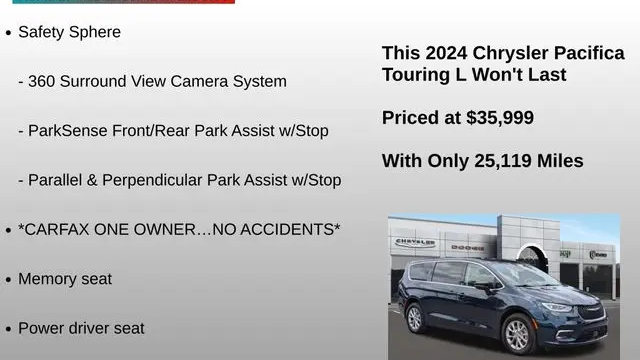 2024 Chrysler Pacifica Touring L