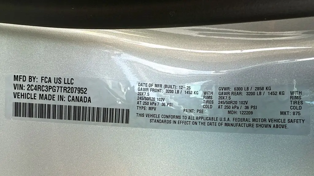 2026 Chrysler Pacifica Pinnacle