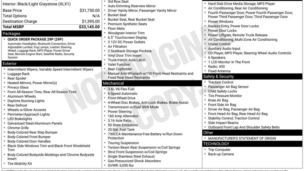 2018 Dodge Grand Caravan SXT