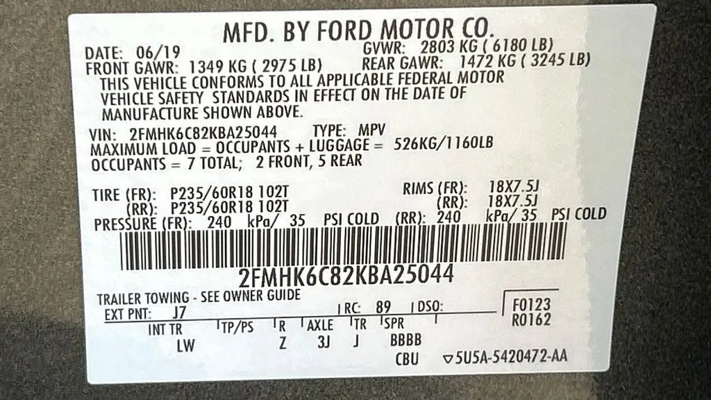 2019 Ford Flex SEL