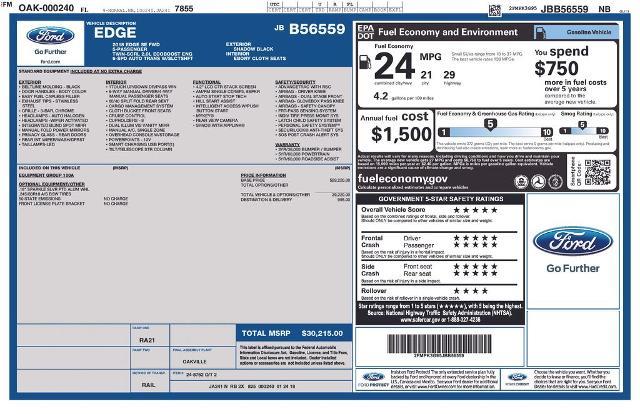2018 Ford Edge SE — photo 1 of 12