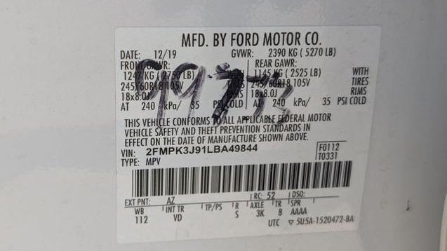 2020 Ford Edge ST Line