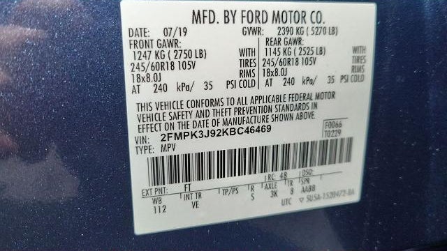 2019 Ford Edge SEL