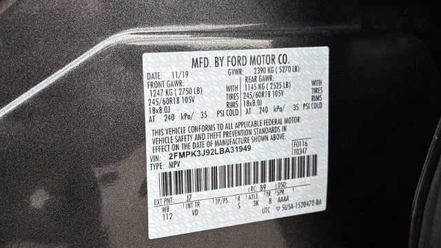 2020 Ford Edge ST Line