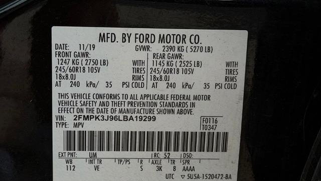 2020 Ford Edge ST Line
