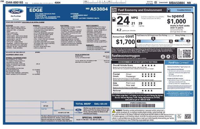 2021 Ford Edge - $22,690