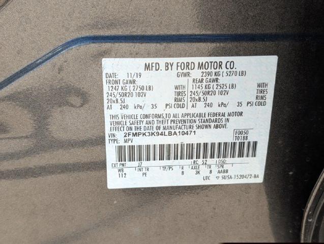 2020 Ford Edge - $17,720