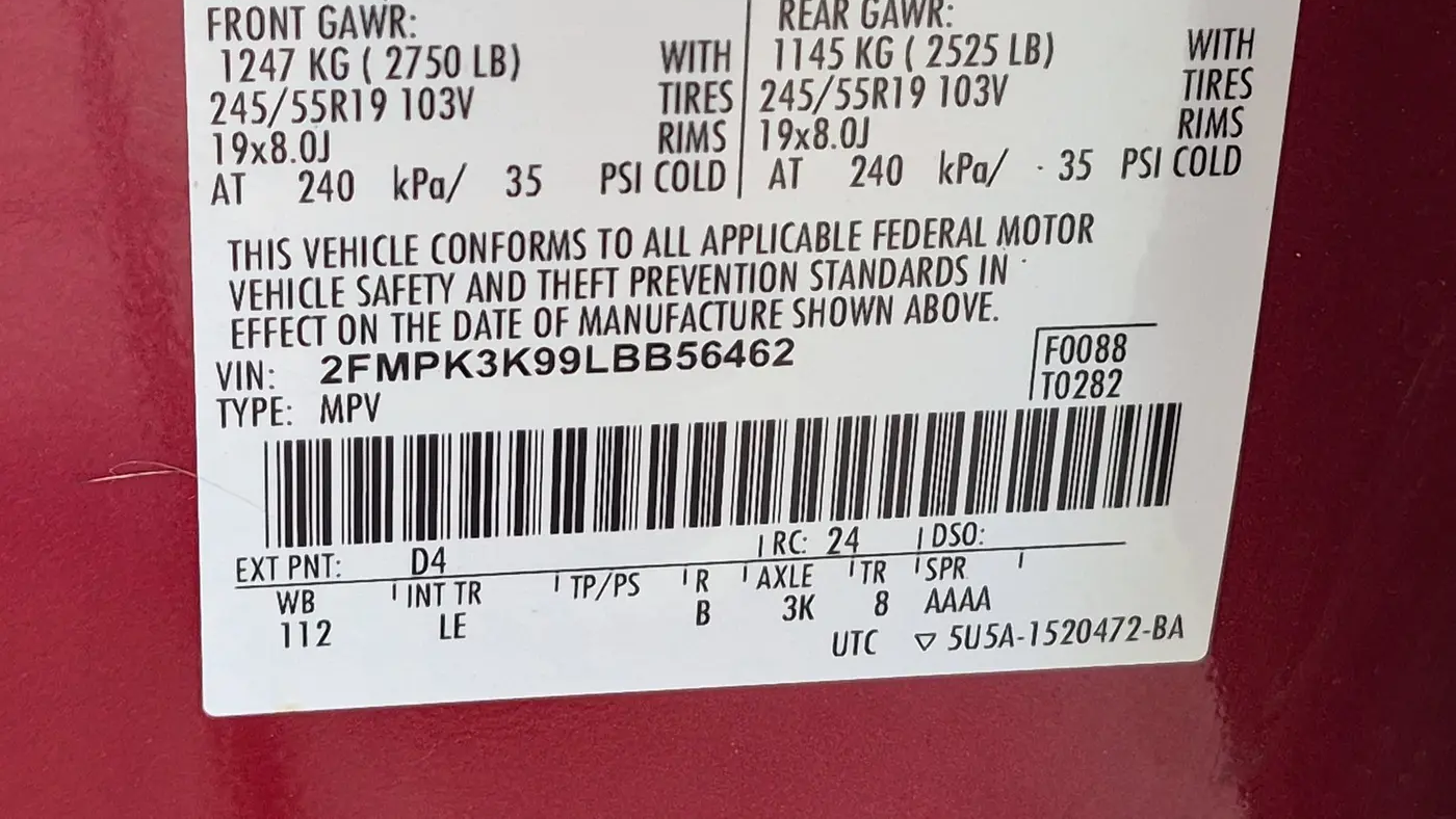 2020 Ford Edge Titanium