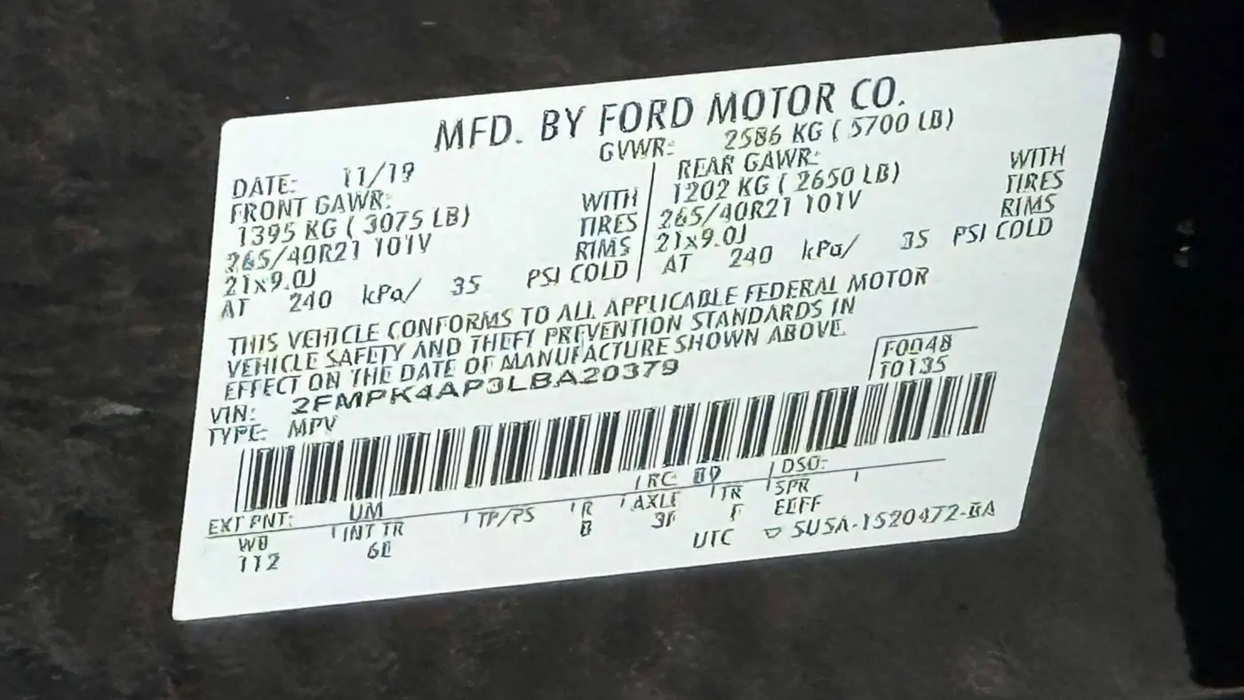 2020 Ford Edge ST