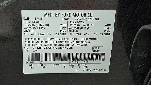 2019 Ford Edge ST