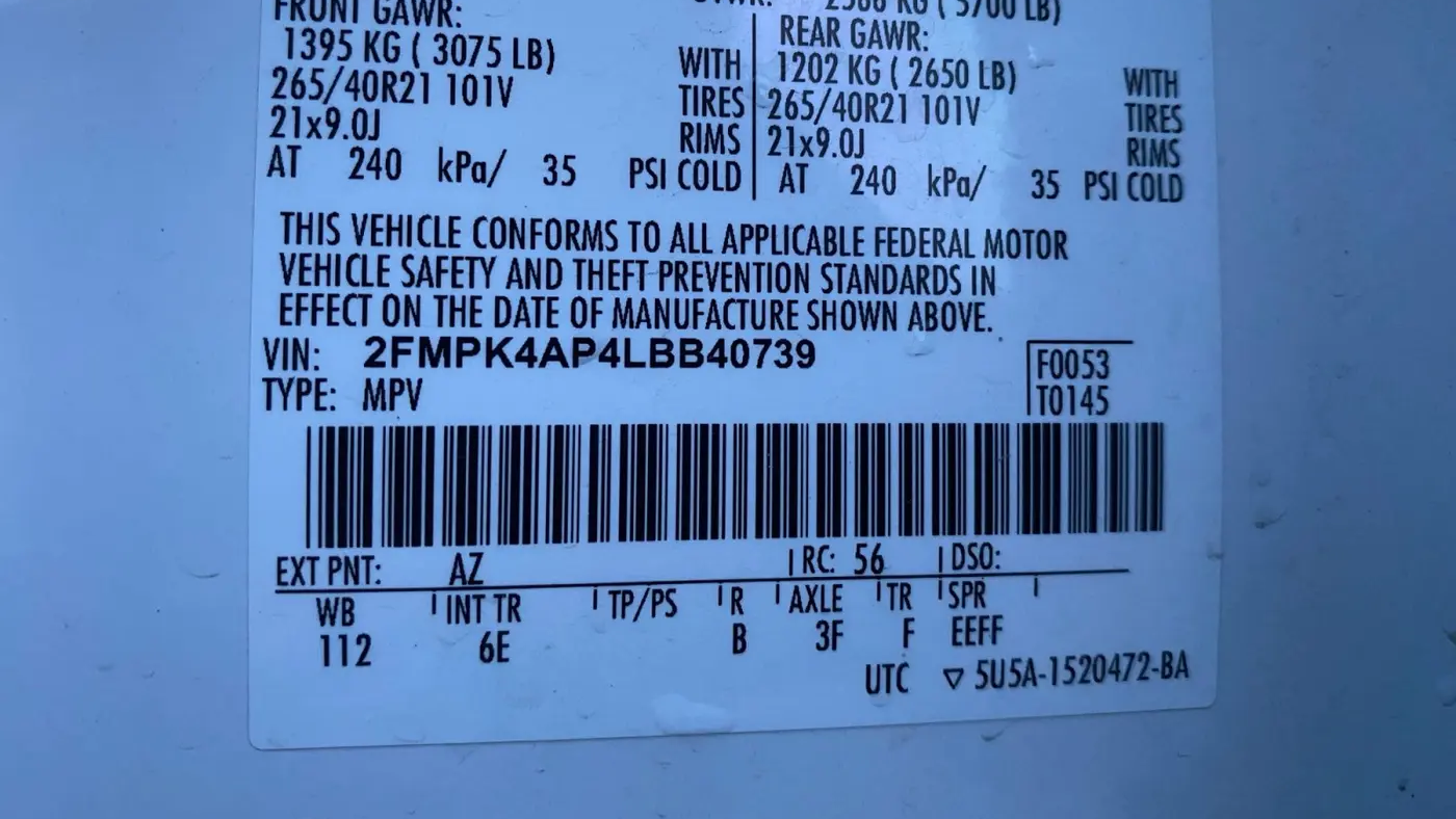 2020 Ford Edge ST