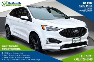 2022 Ford Edge with Star White Metallic Tri-Coat Exterior
