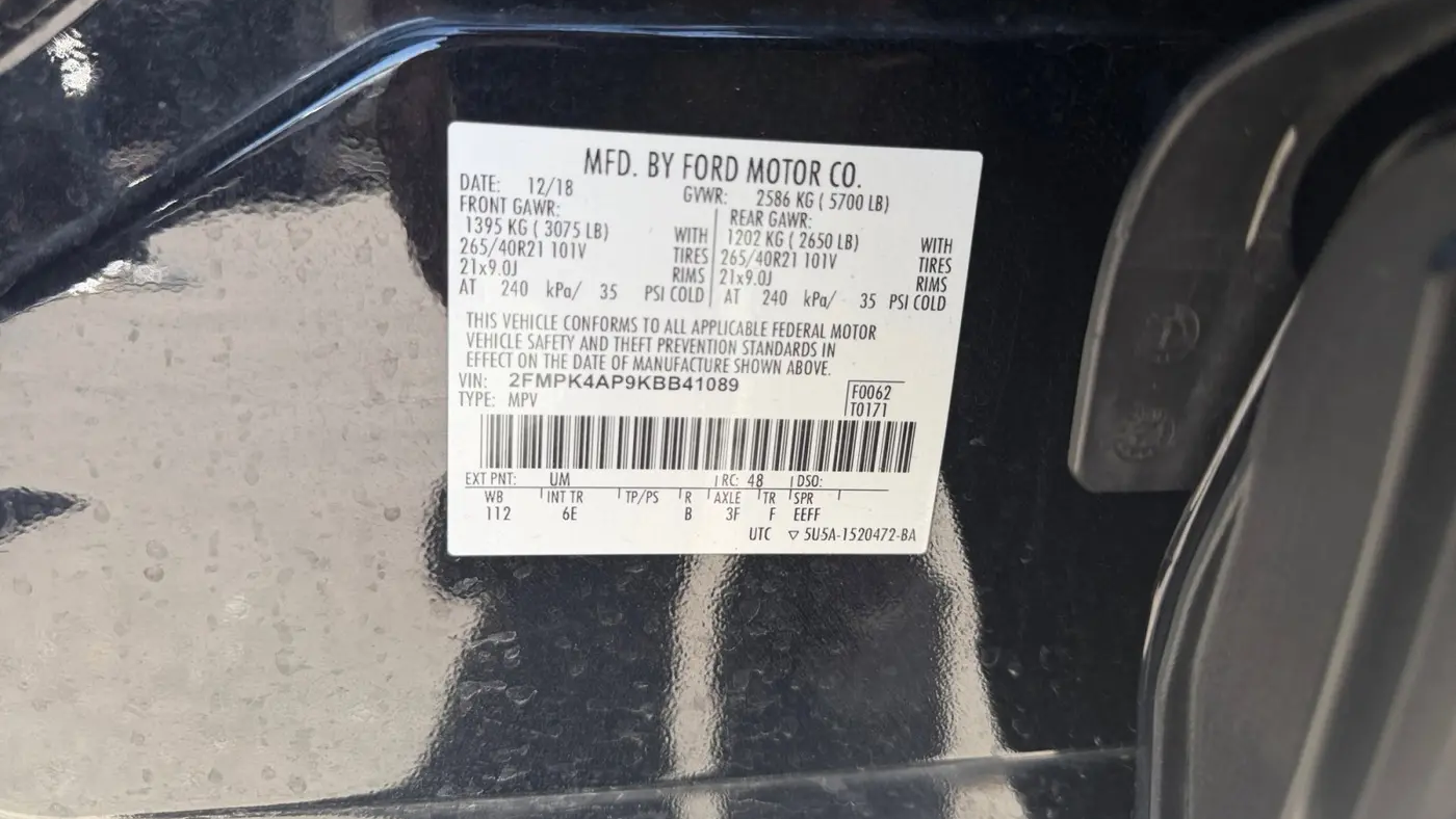 2019 Ford Edge ST
